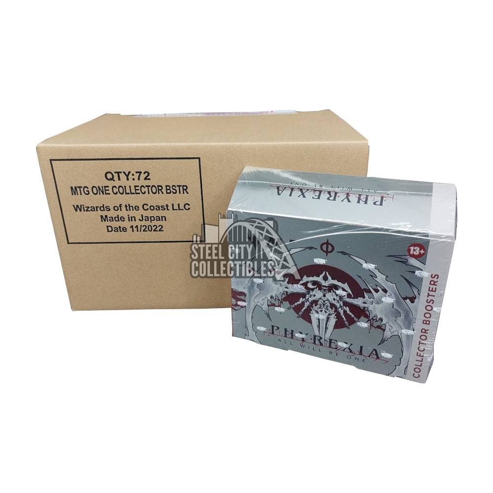 mtg phyrexia collector booster box Amazon.com: Magic The Gathering Phyrexia: All Will Be One Collector Booster main image 0