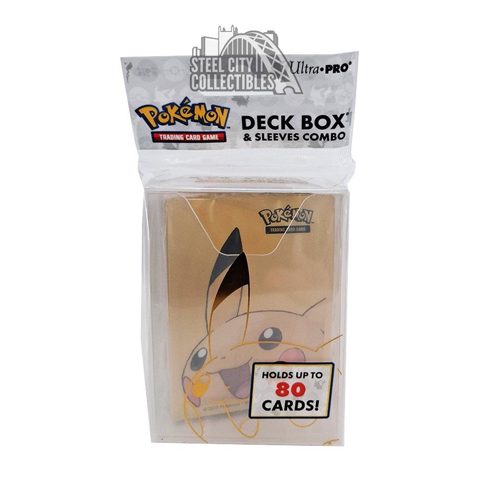 Ultra Pro Pikachu Sleeves & Deck Box Combo