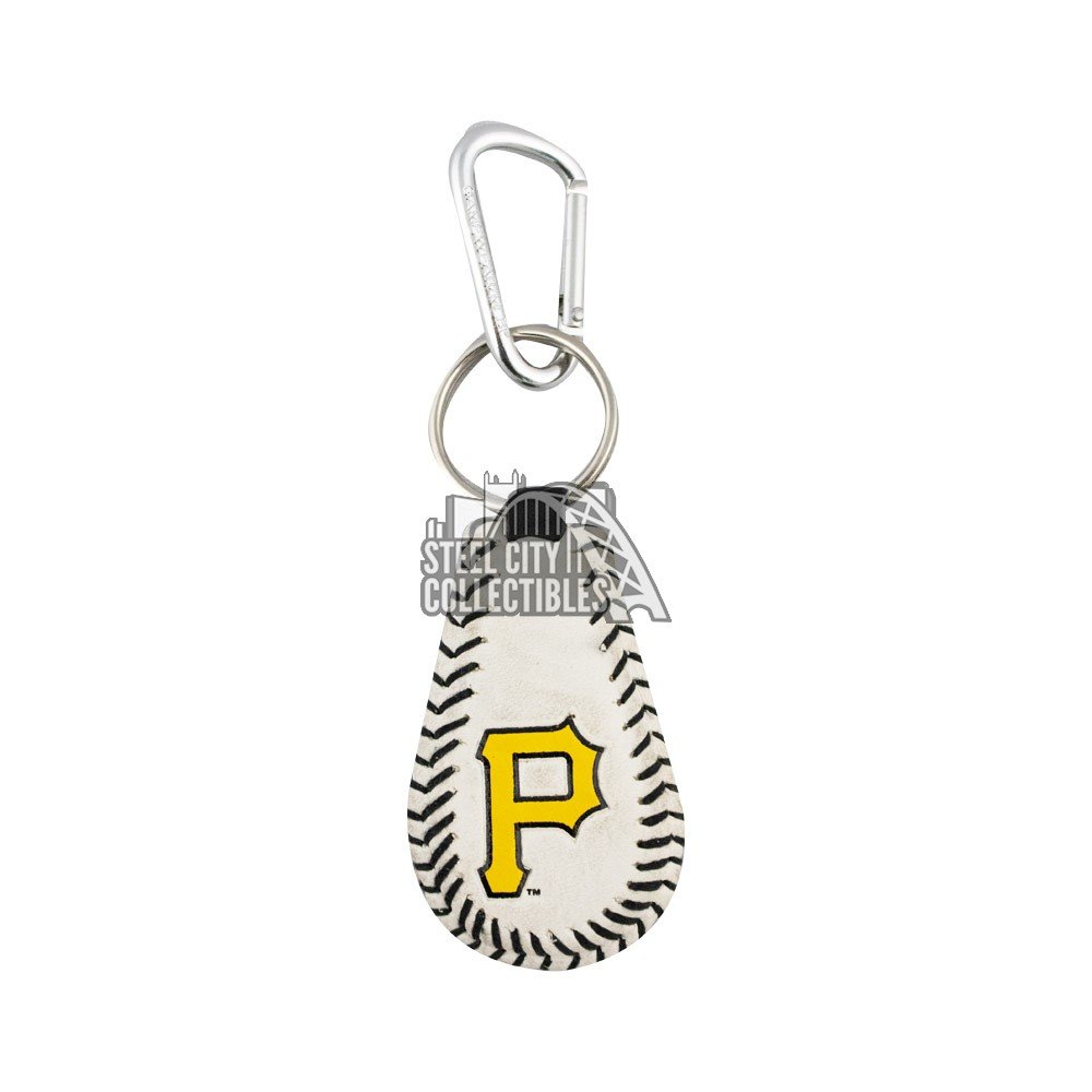 Pittsburgh Pirates MLB GameWear Baseball Seam Keychain Steel City Collectibles