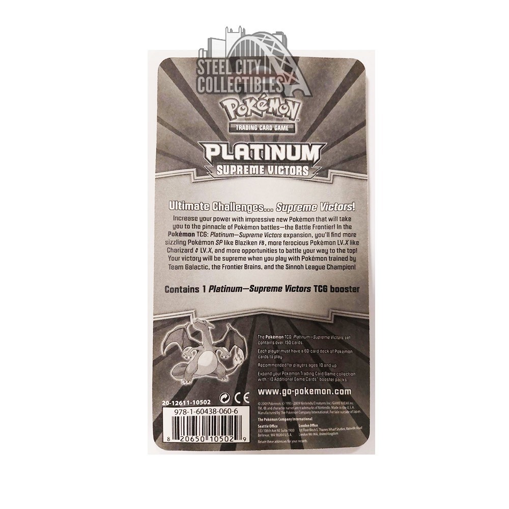 Pokemon Platinum Supreme Victors Blister Pack | Steel City