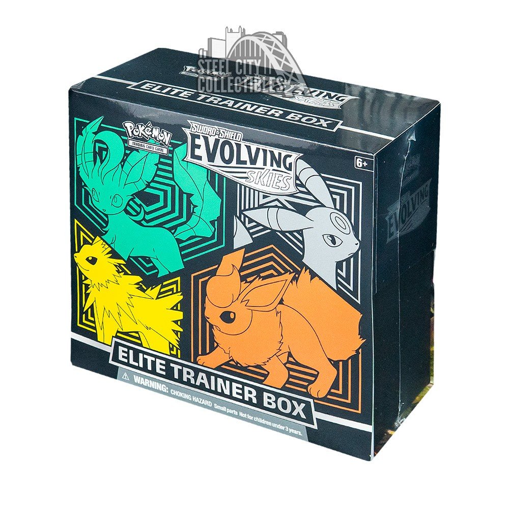 Pokemon Sword & Shield Evolving Skies Elite Trainer 10 Box