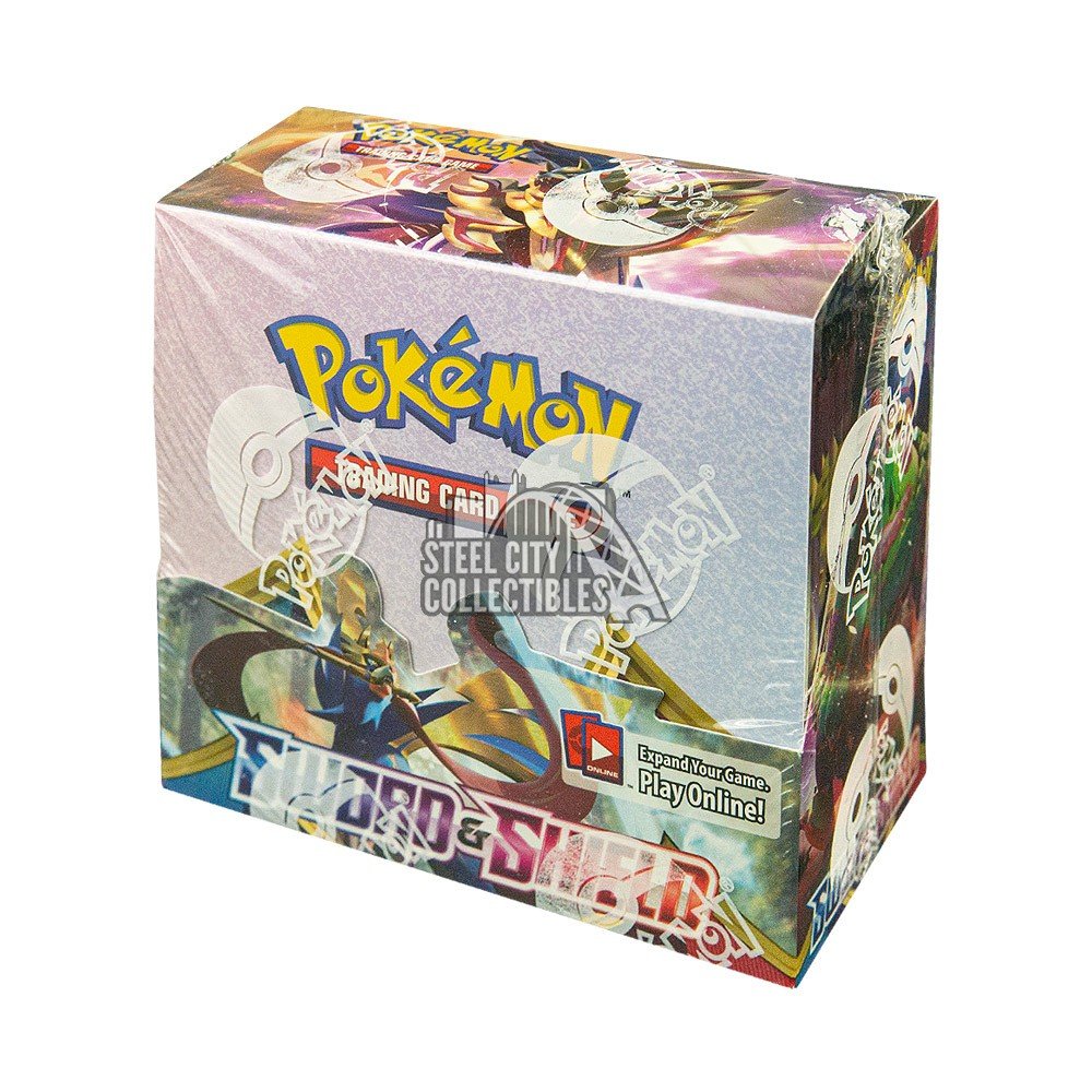 Pokemon Sword Shield Booster Box Steel City Collectibles