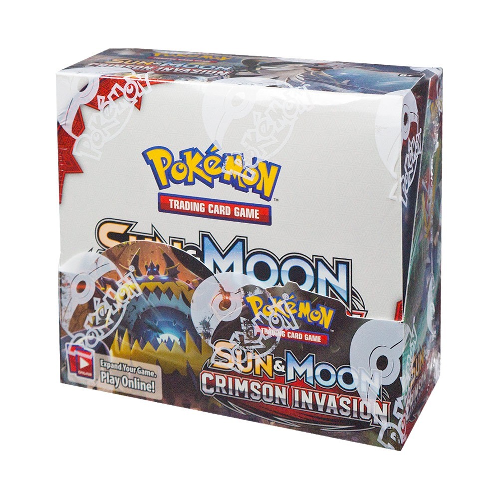 Pokemon TCG Sun & Moon Crimson Invasion Booster Pack Lot of 3 New Sealed 