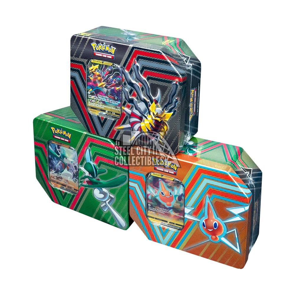 Pokemon TCG: GIRATINA V HIDDEN POTENTIAL TIN 5 Packs FACTORY