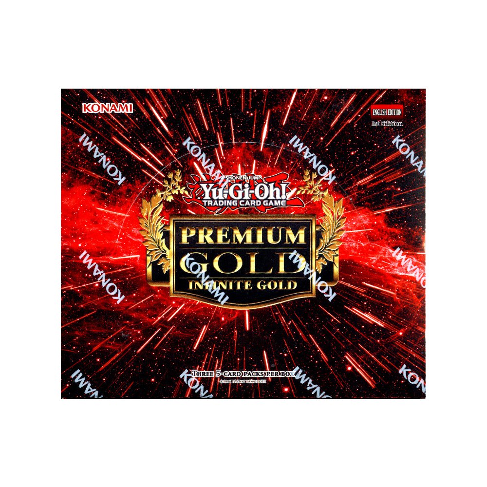 Konami Yu-Gi-Oh Premium Gold: Infinite Gold Booster Box | Steel City  Collectibles
