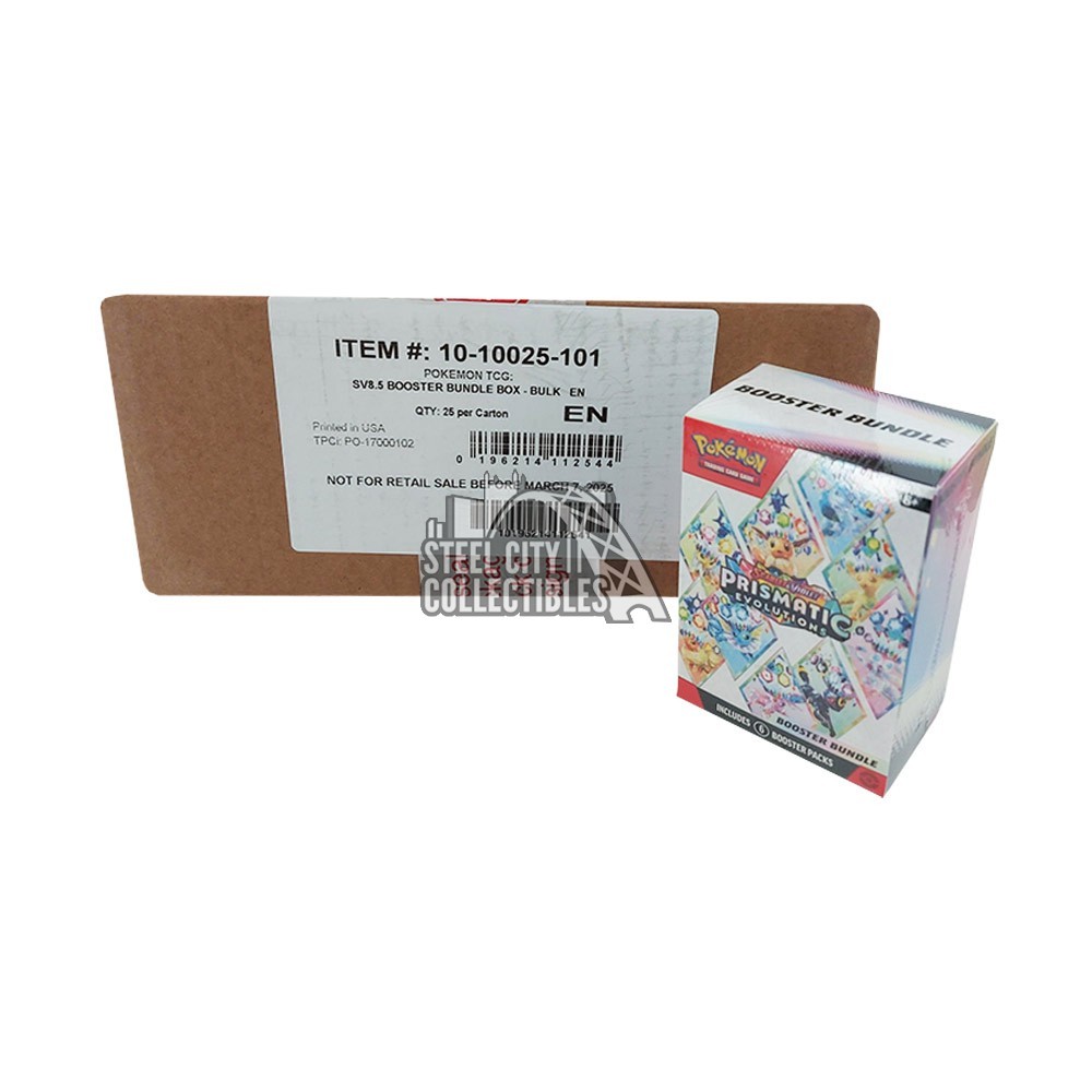Pokemon Scarlet & Violet Prismatic Evolutions Booster Bundle