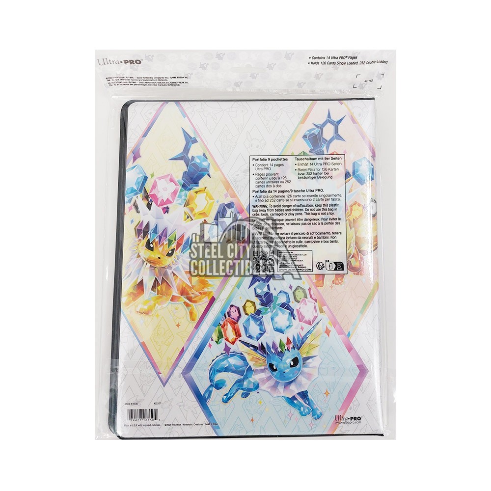 pokmon trading card game prismatic evolutions 9 pocket portfolio Pokmon TCG Prismatic Evolutions 9-Pocket Portfolio
