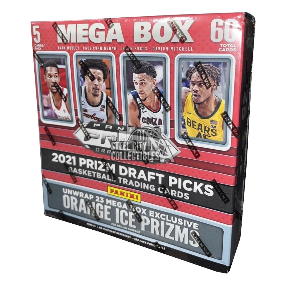 202122 Panini Prizm Draft Picks Collegiate Basketball 60Card Mega Box