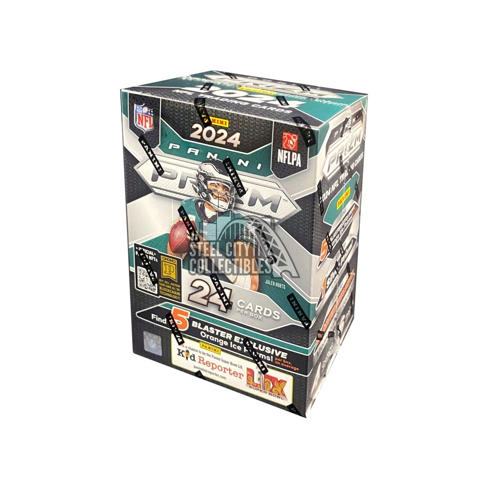 2024 Panini Prizm Football Hobby Blaster Box (Orange Ice Prizms