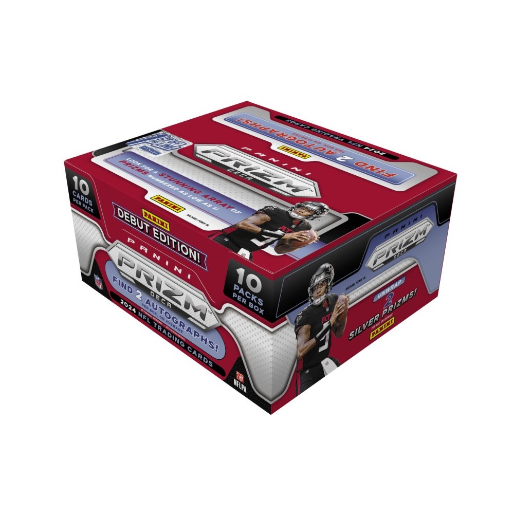 2024 Panini Prizm Deca Football Hobby Box - 1st Off The Line
