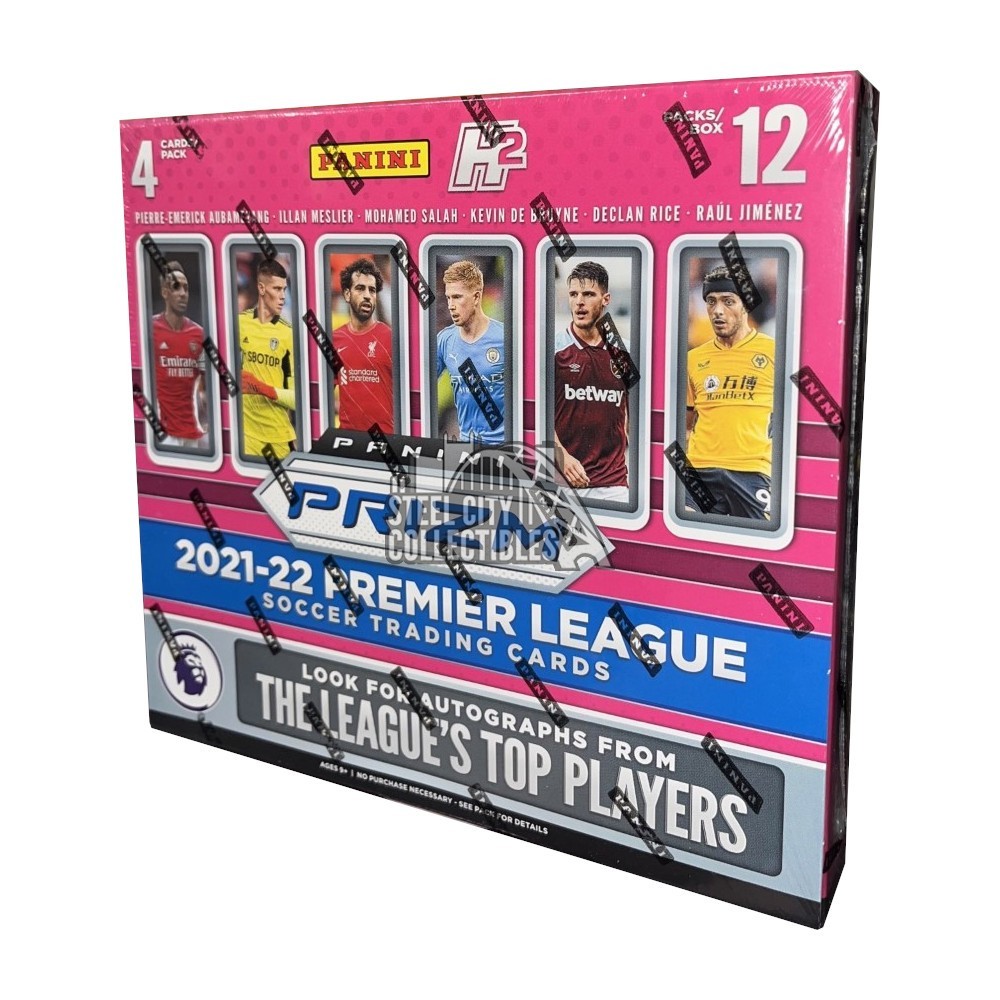 202122 Panini Prizm English Premier League Soccer Hobby Hybrid H2 Box Steel City Collectibles