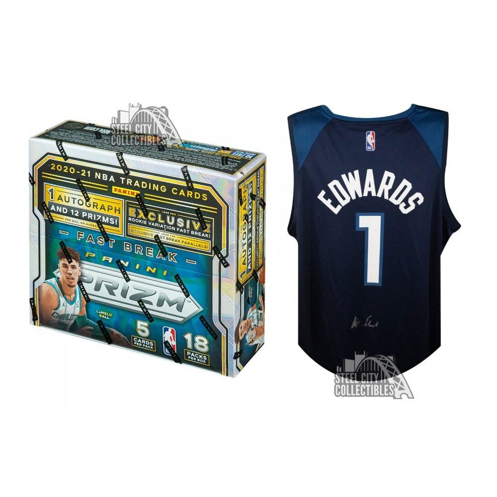 Minnesota Timberwolves Anthony Edwards Fanatics White Fastbreak