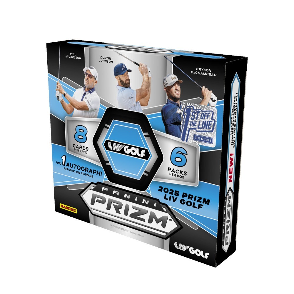 2025 Panini Prizm LIV Golf Hobby Box - 1st Off The Line