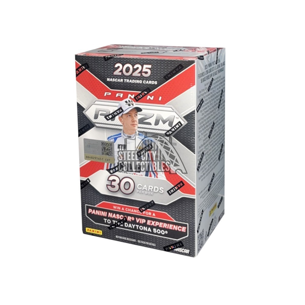 2025 Panini Prizm Racing Hobby Blaster 20-Box Case | Steel City