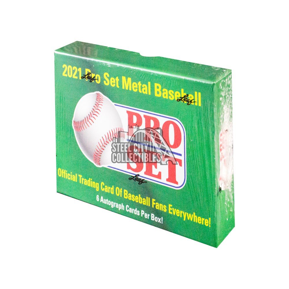 2021 Pro Set Metal Baseball Hobby Box Steel City Collectibles