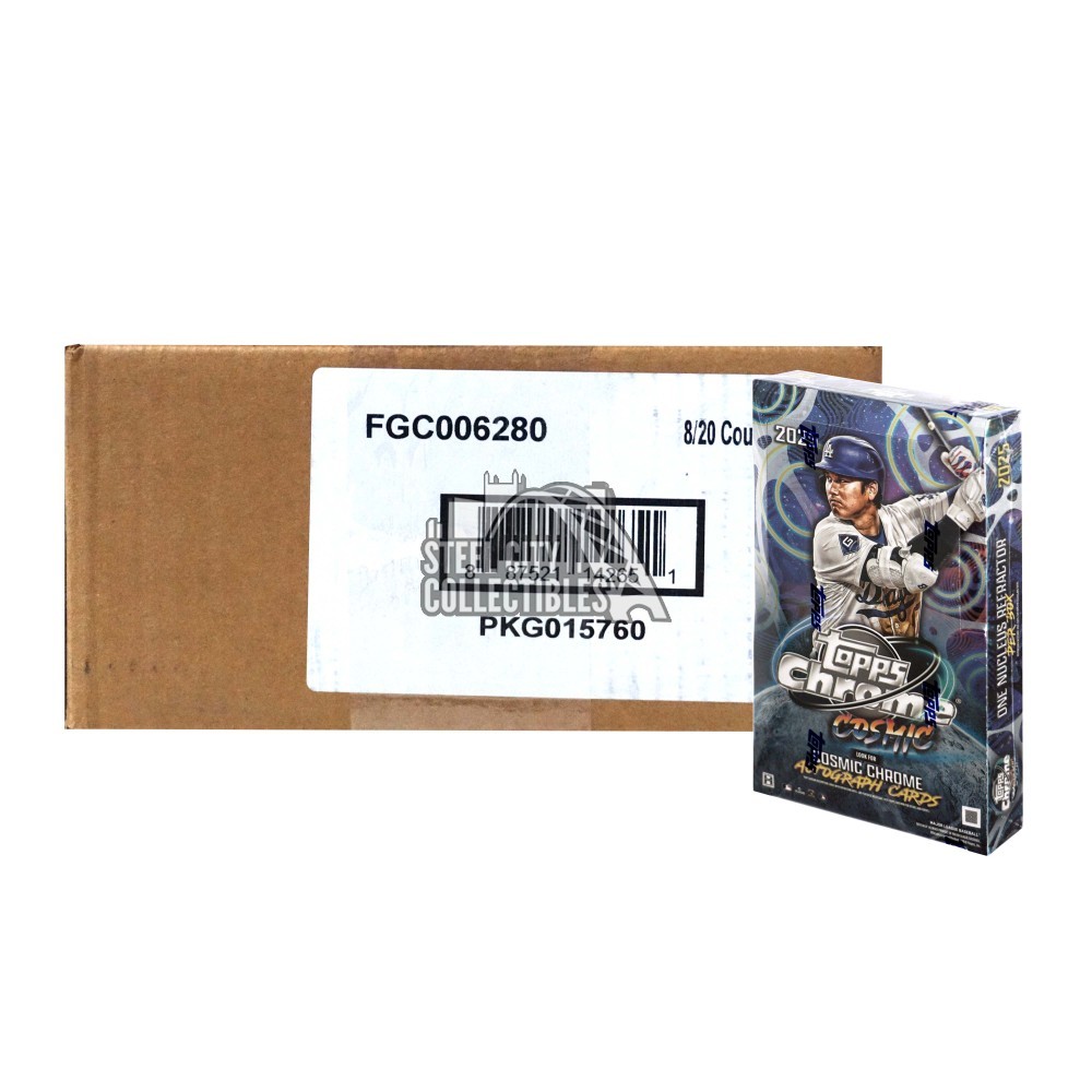 2025 Topps Cosmic Chrome Baseball Hobby 8-Box Case | Steel City