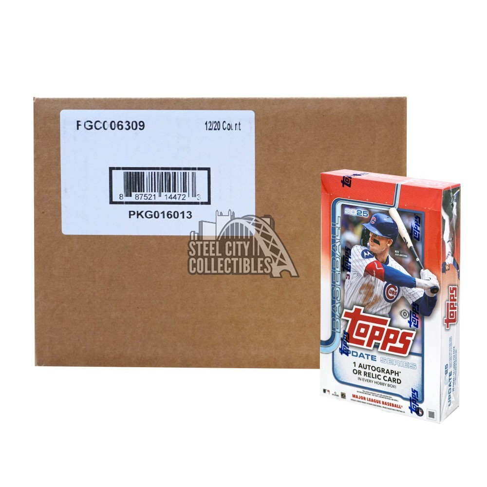 2025 Topps Update Series Baseball Hobby 12-Box Case 2025 Topps Update Series Baseball Hobby 12-Box Case
