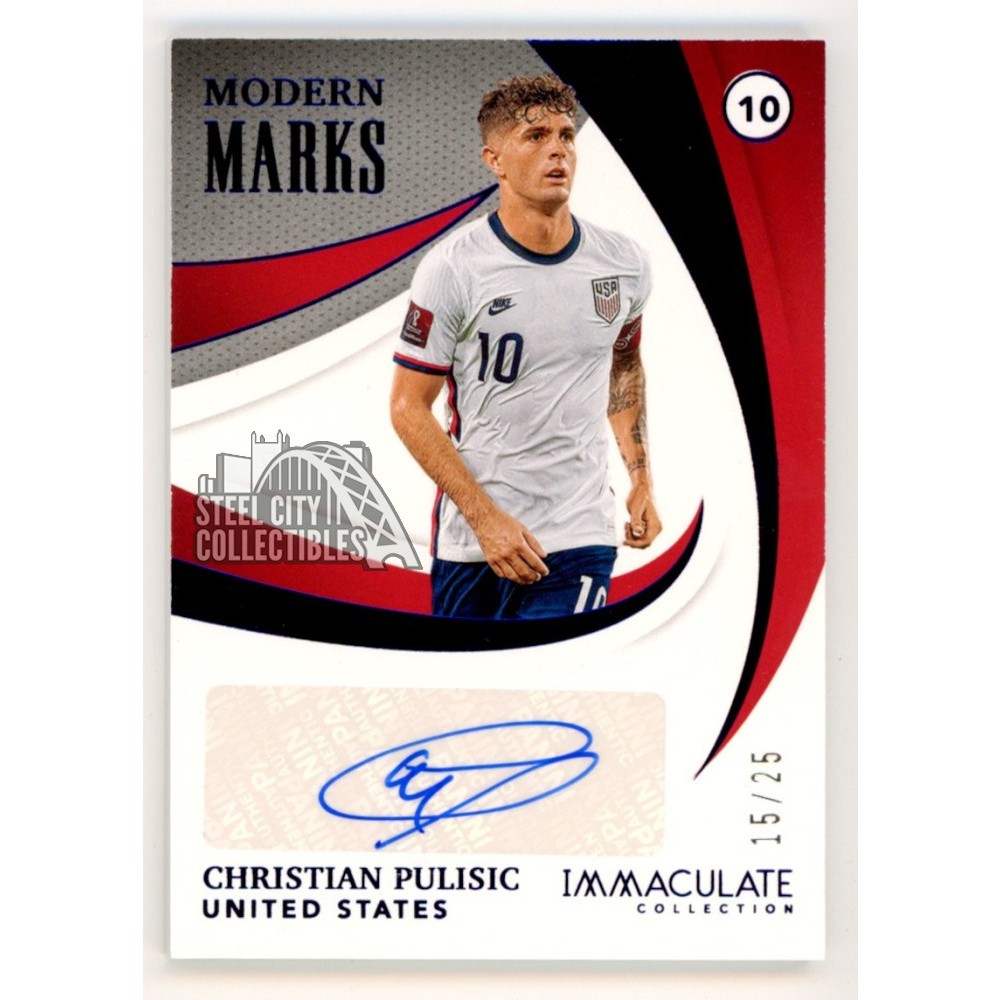 世界6枚！PULISIC プリシッチ MEMORABILIA パッチカード CHRISTIAN PULISIC SIGNED FIFA WORLD CUP PANINI INSTANT CARD
