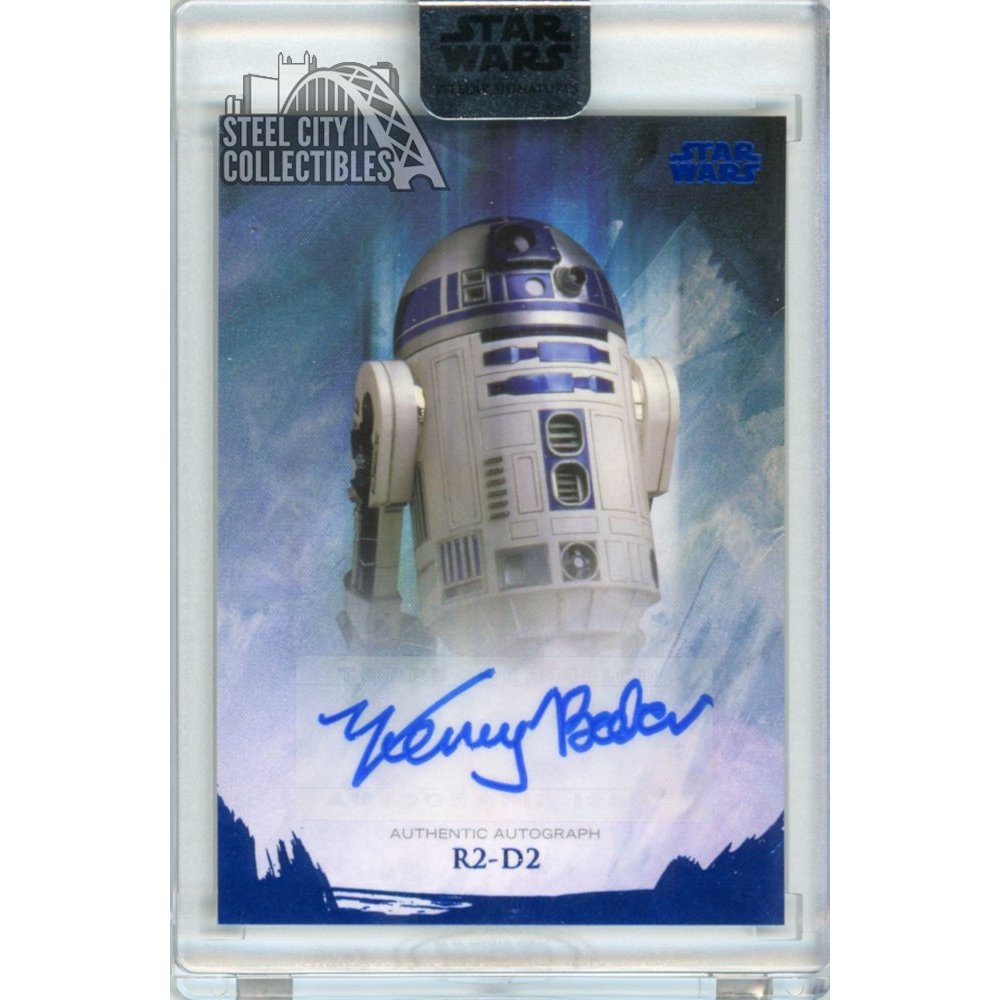 Kenny Baker R2-D2 2018 Topps Star Wars Stellar Signatures