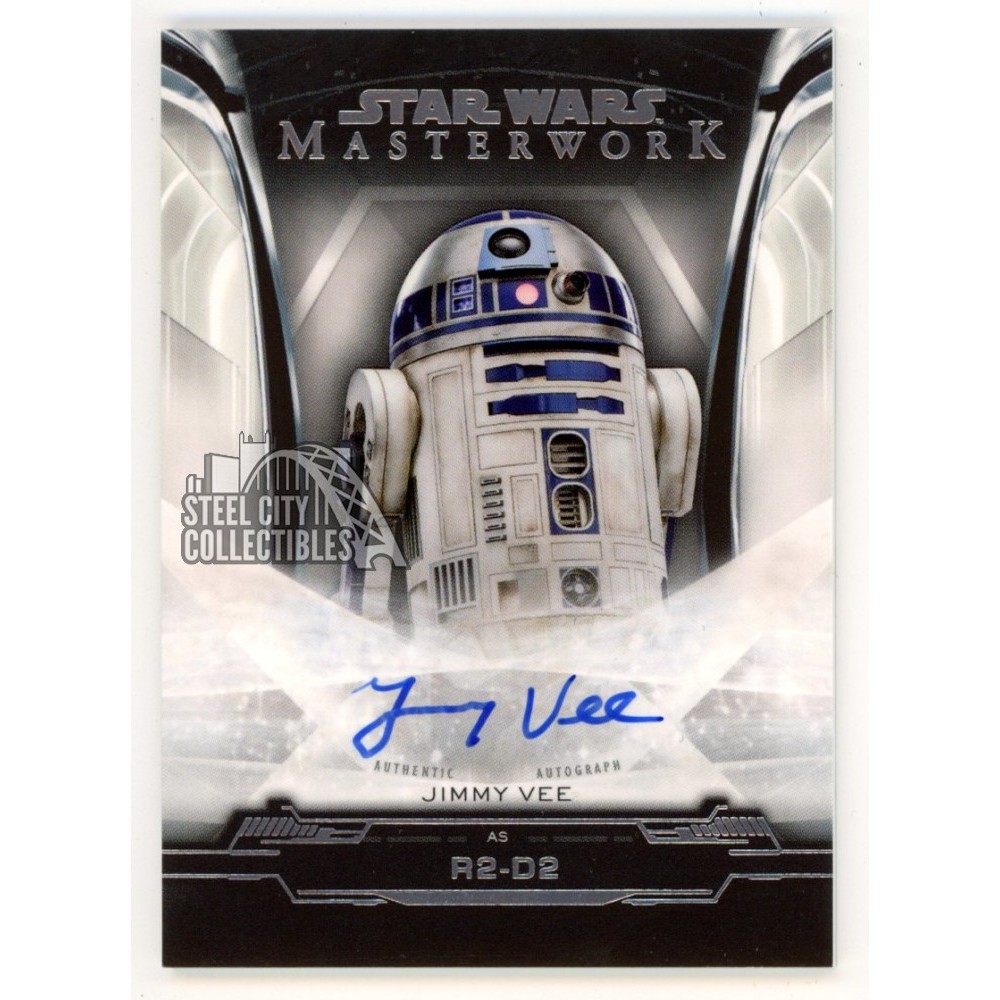 Jimmy Vee R2D2 2019 Topps Star Wars Masterwork Autograph Card #A