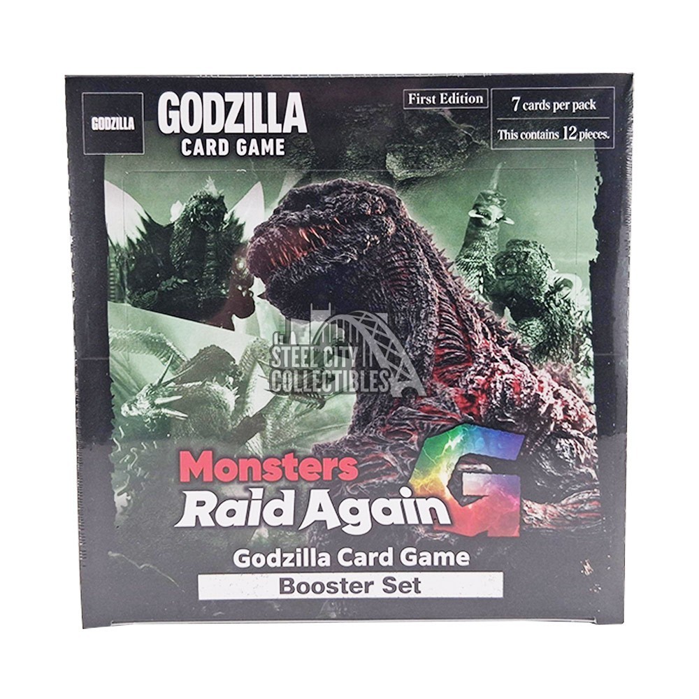 Godzilla Card Game BP02 Booster Set #2 Monsters Raid Again Booster