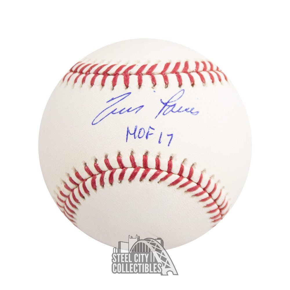 tim raines autographed baseball