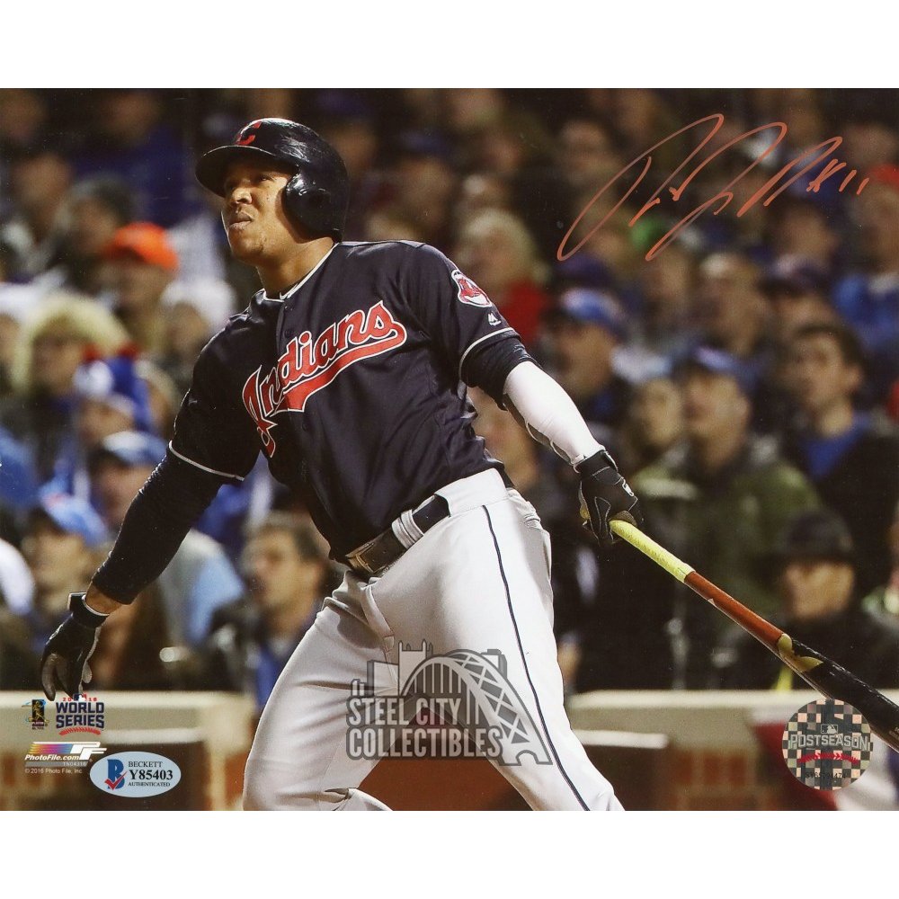 Jose Ramirez Autographed Cleveland Indians Authentic Baseball Batting Helmet   Bas Coa