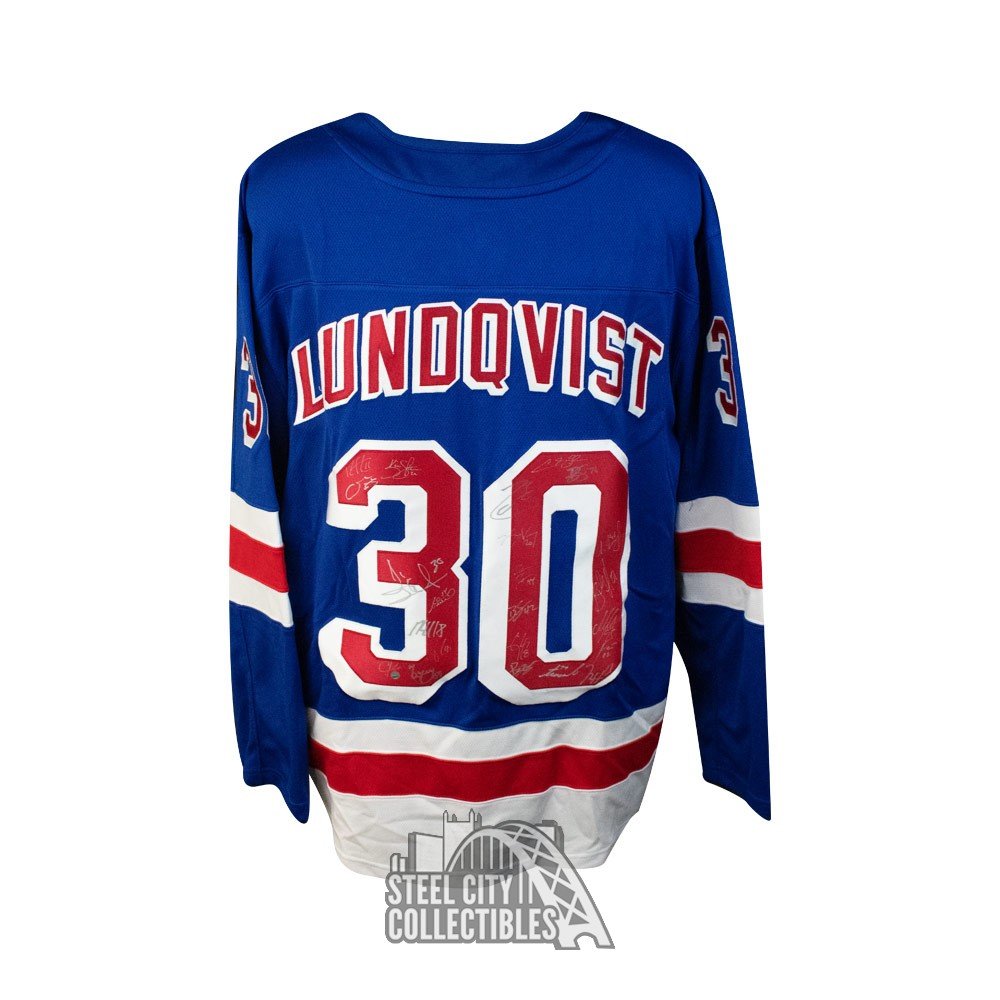 lundqvist signed jersey