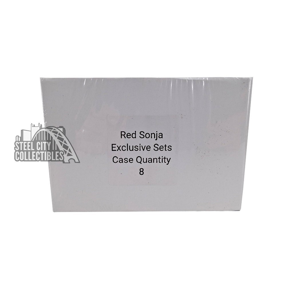 Red Sonja 2025 Collector's Trading Card Set 8-Box Case | Steel