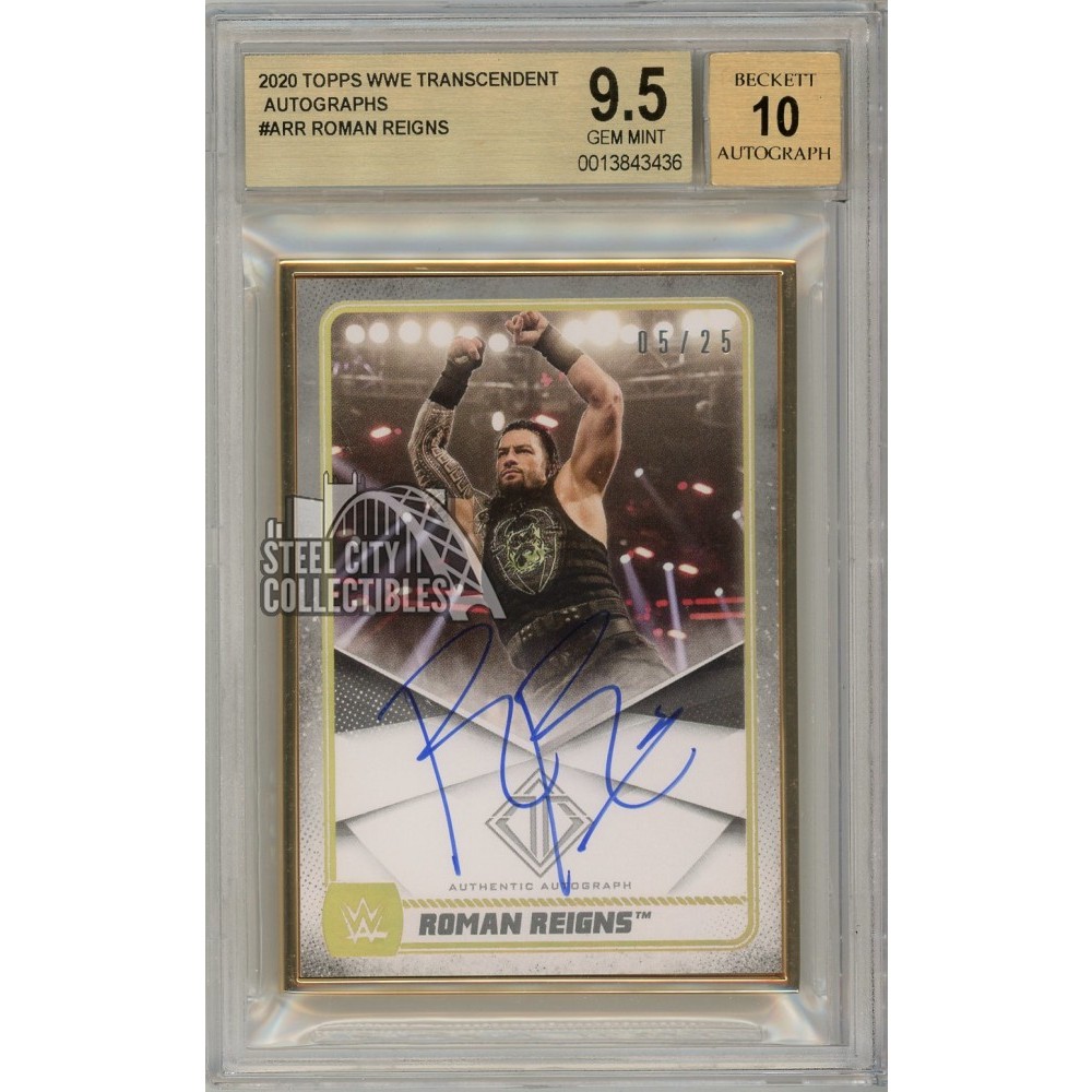 ロマンレインズ　サイン&レリックカード　44/50 TOPPS WWE ロマンレインズ サイン&レリックカード 44/50 TOPPS WWE ロマン