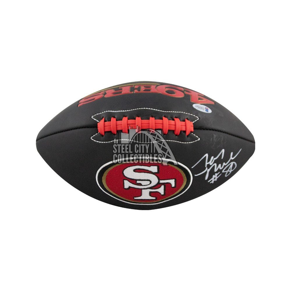 jerry rice autographed football