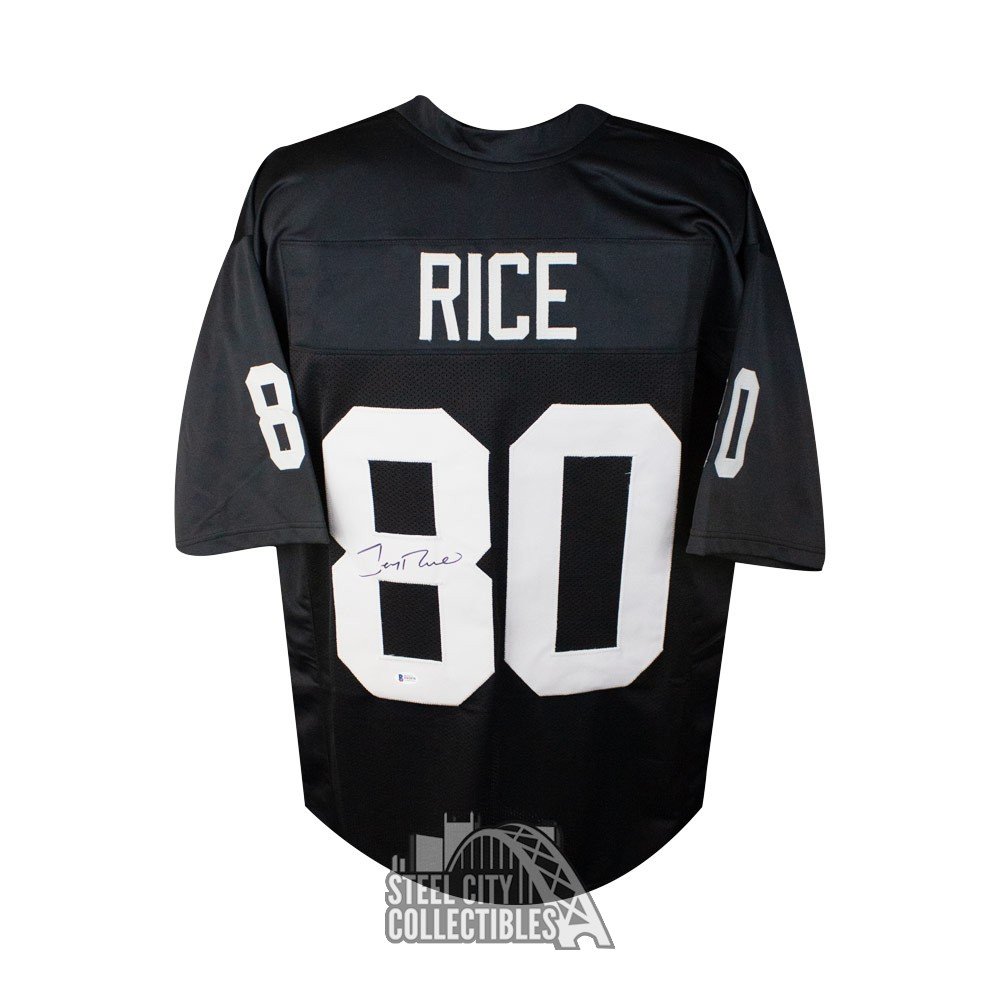 jerry rice autographed jersey