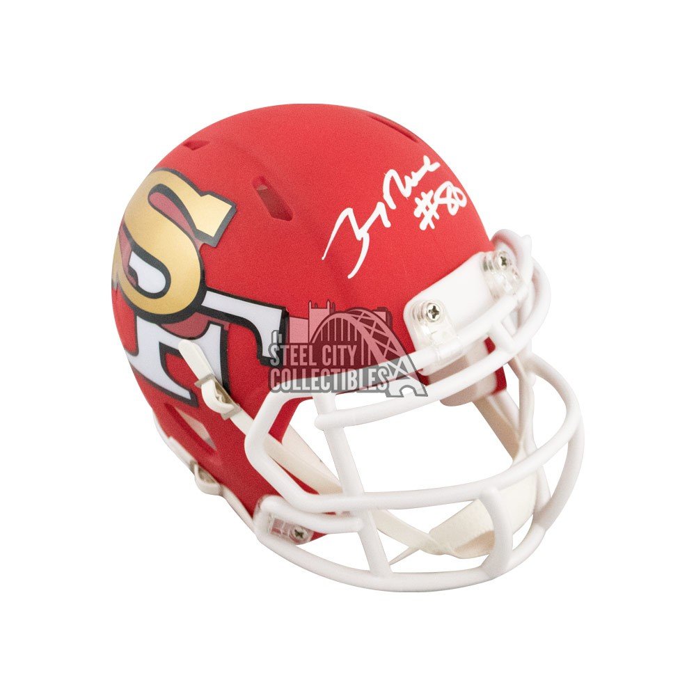 BAS COA Jerry Rice Autographed San Francisco 49ers White Custom Football Jersey 