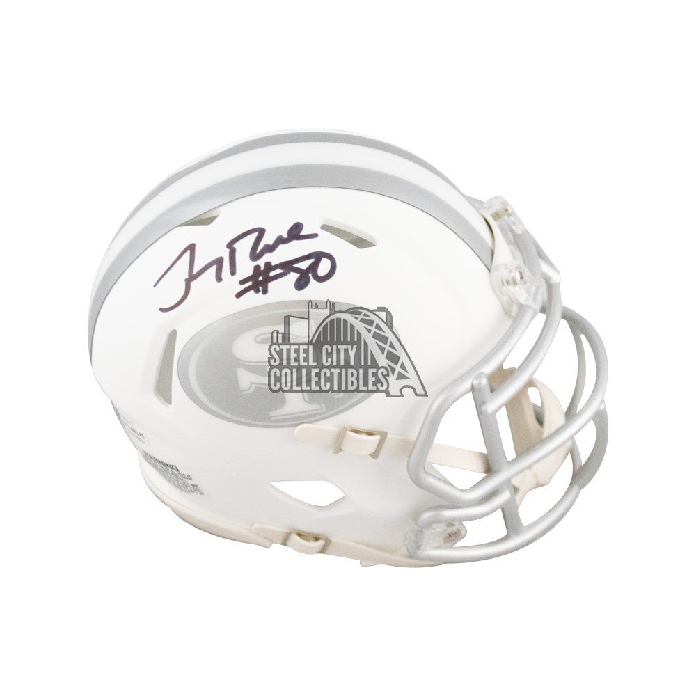 signed jerry rice helmet