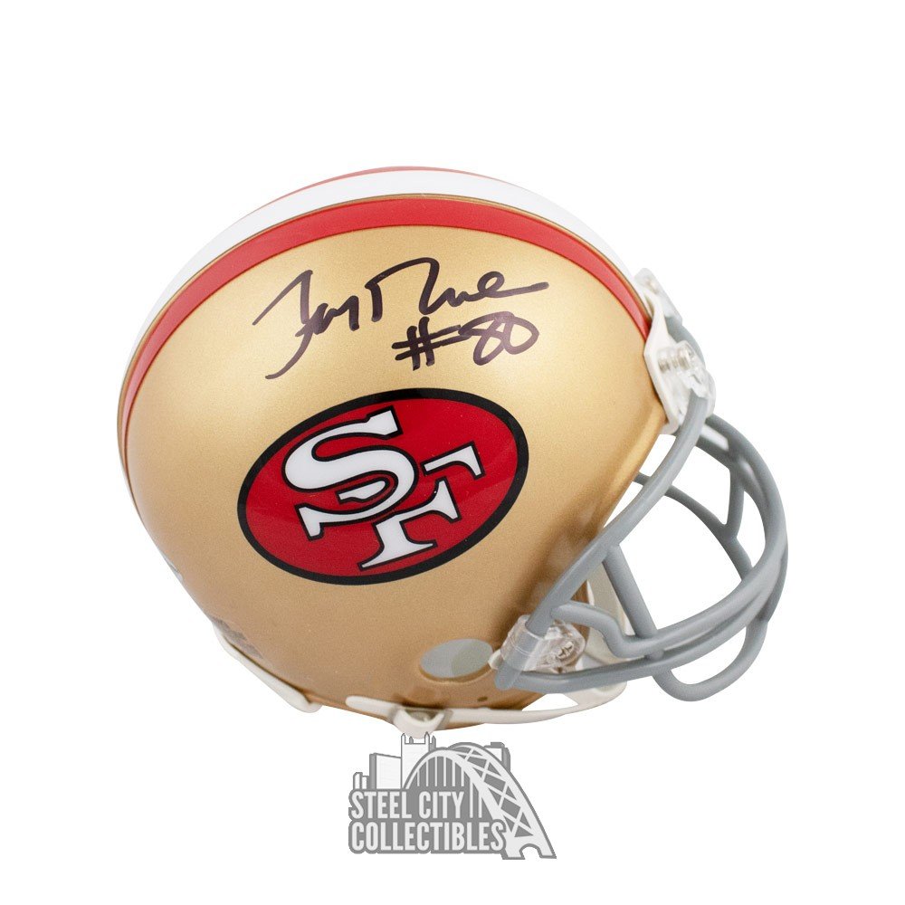 jerry rice autographed football