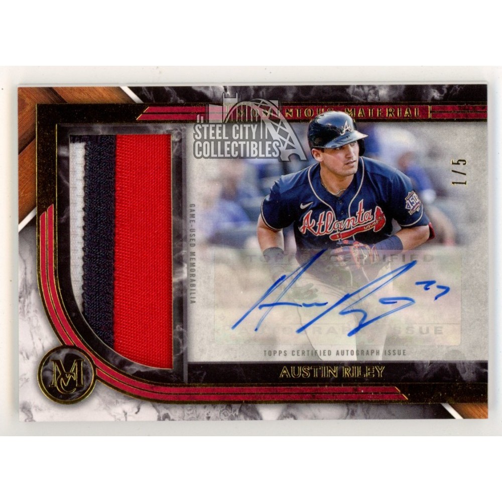 Austin Riley オートグラフカード topps オースティンライリー直筆