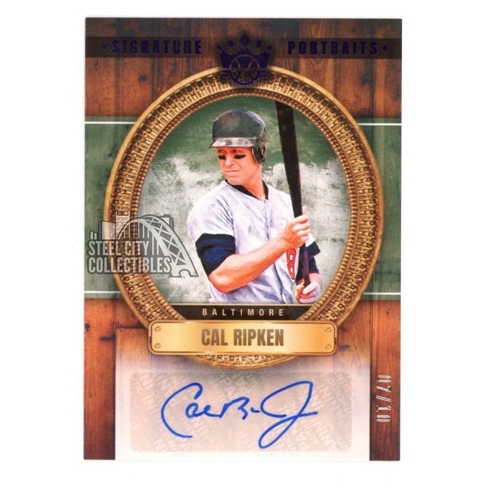 Cal Ripken Jr 2022 Panini Diamond Kings Portraits Autograph Card #SP-CR ...