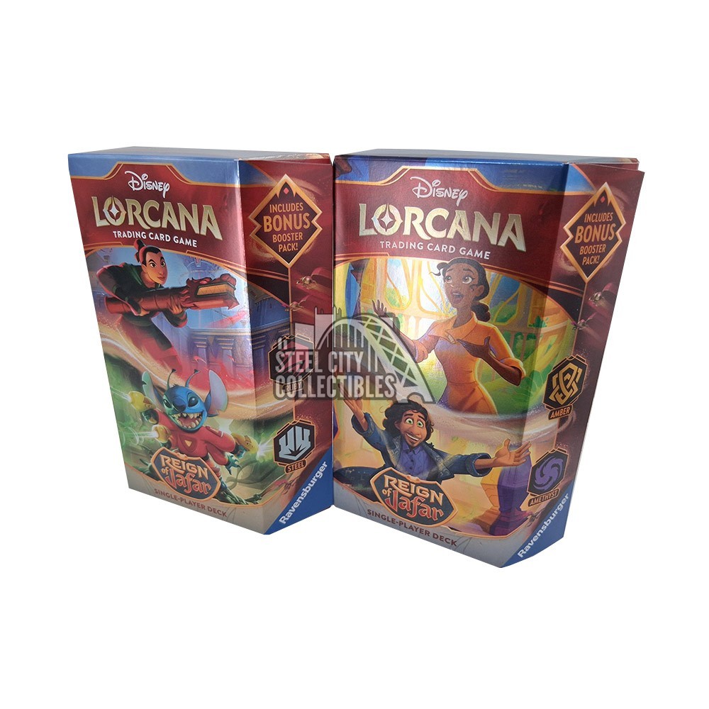 Lorcana Reign of Jafar Starter 2-Deck Lot | Steel City Collectibles
