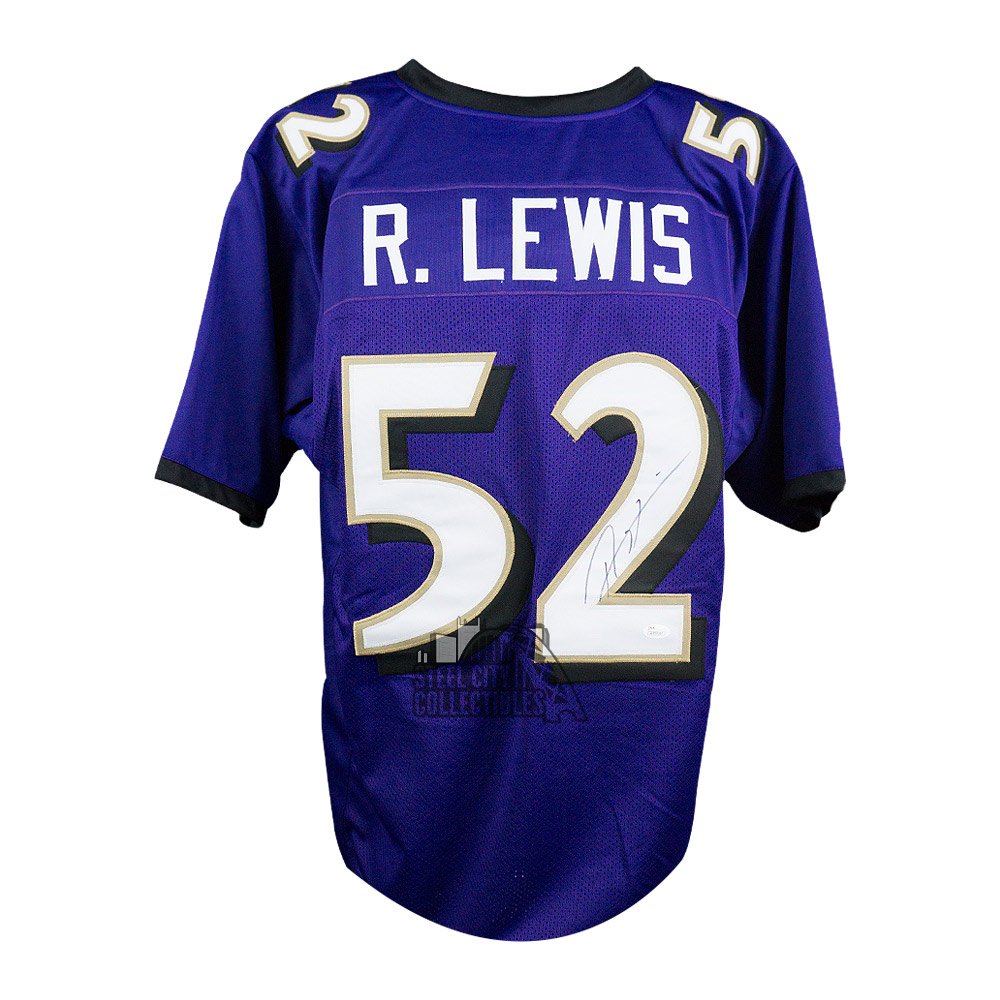 ray lewis autographed jersey