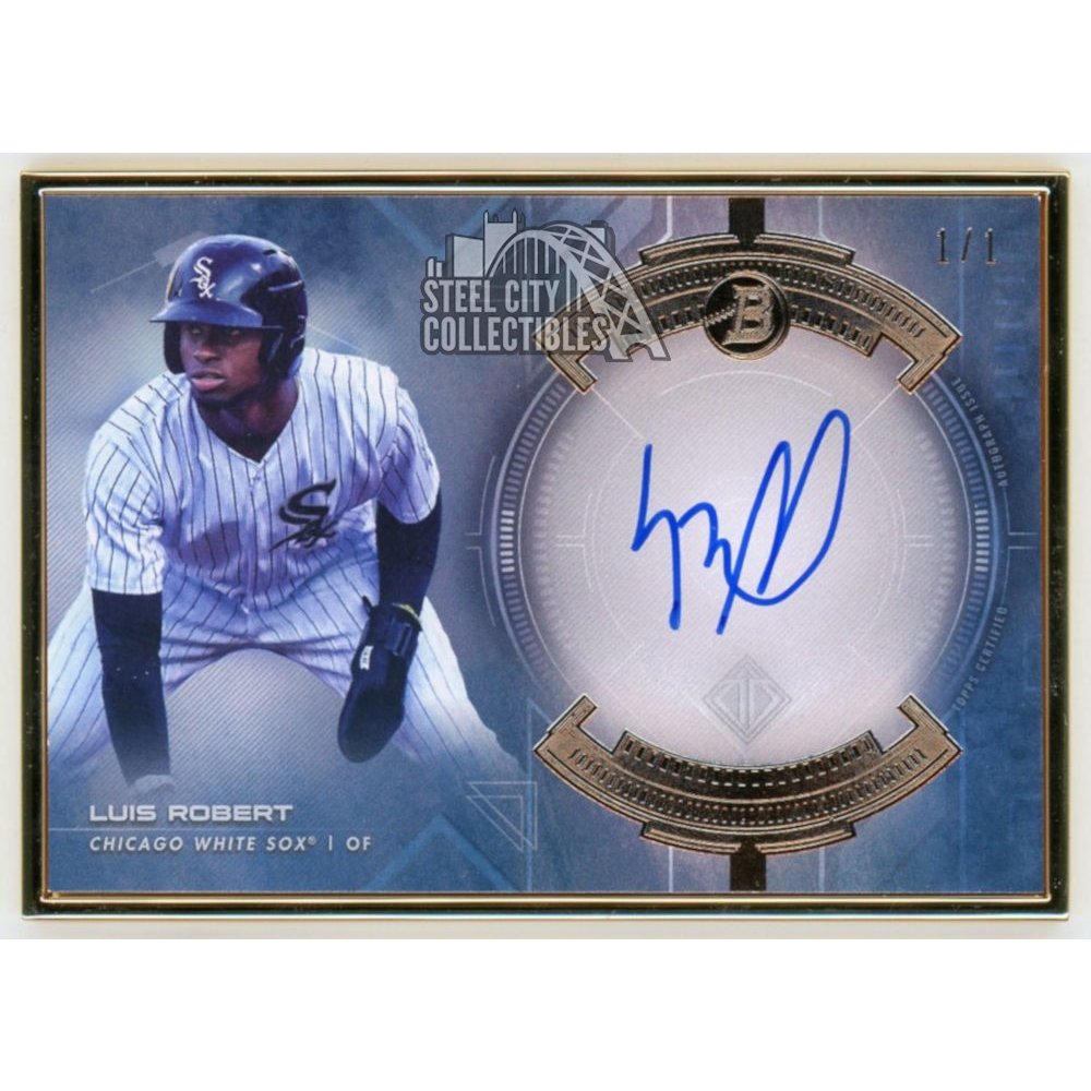 Luis Robert 2020 Bowman Transcendent Rookie Autograph Card