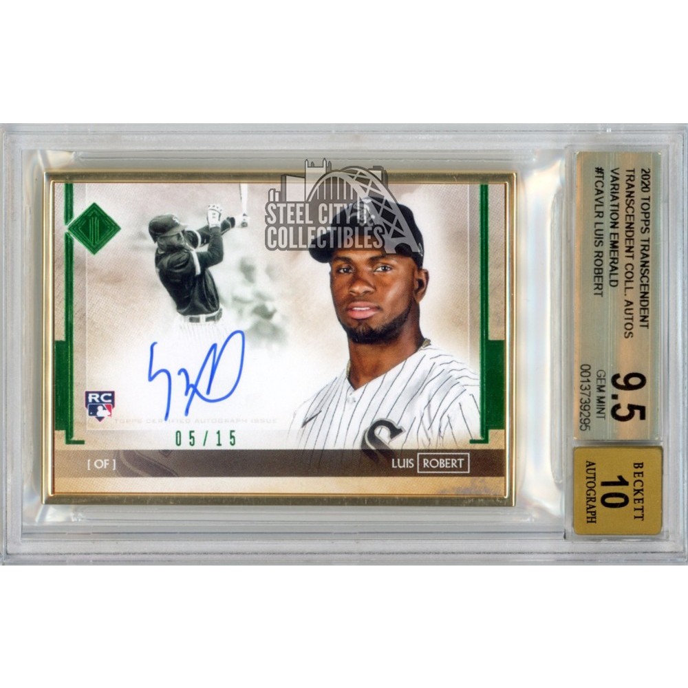 Luis Robert 2020 Topps Transcendent Autograph Rookie Card