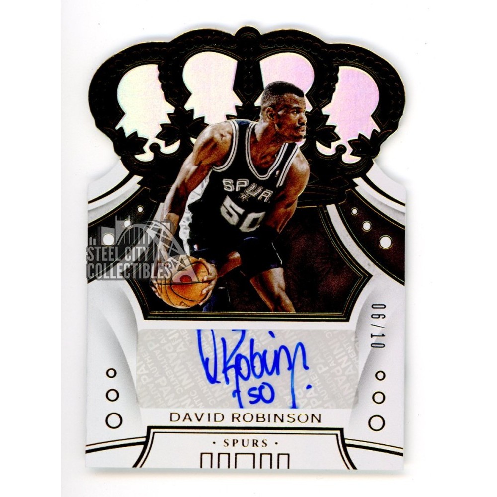 David Robinson 2019-20 Panini Crown Royale Autograph Card #CA-DRB 