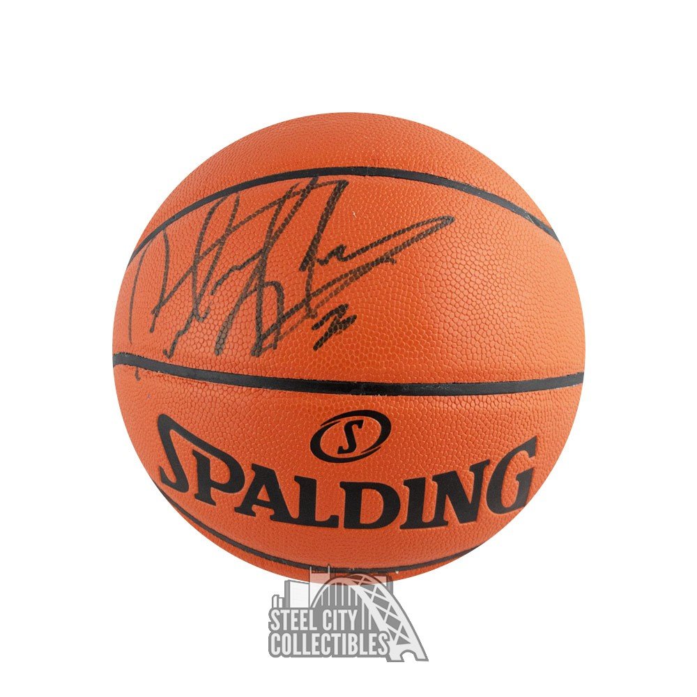 dennis rodman autographed basketball