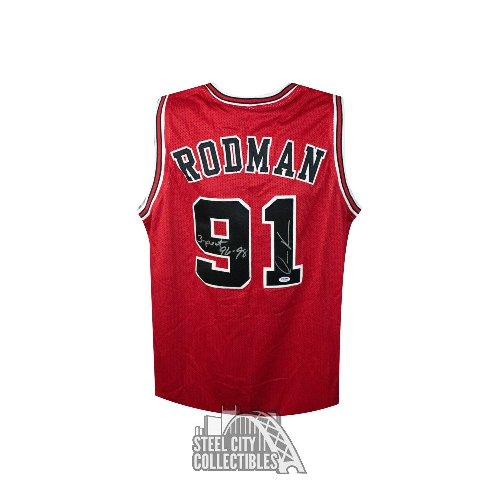 rodman autographed jersey