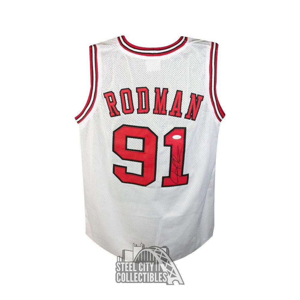 Dennis Rodman Signed Chicago Bulls Jersey - JSA Certified