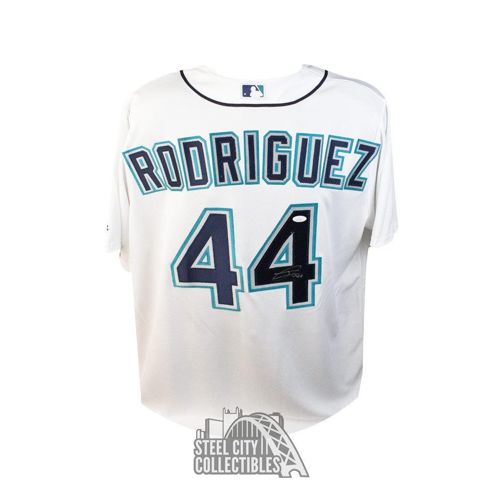 Julio Rodriguez Autographed Seattle Mariners Majestic Baseball Jersey