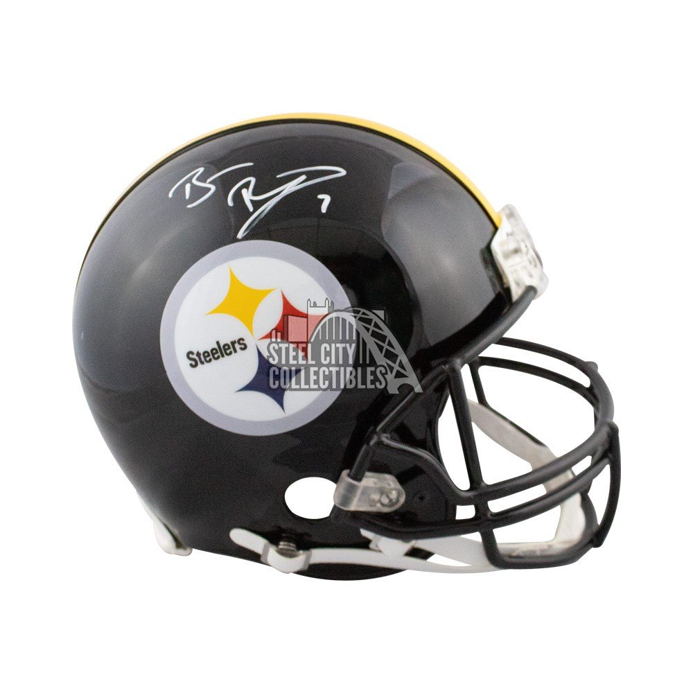 steelers autographed football