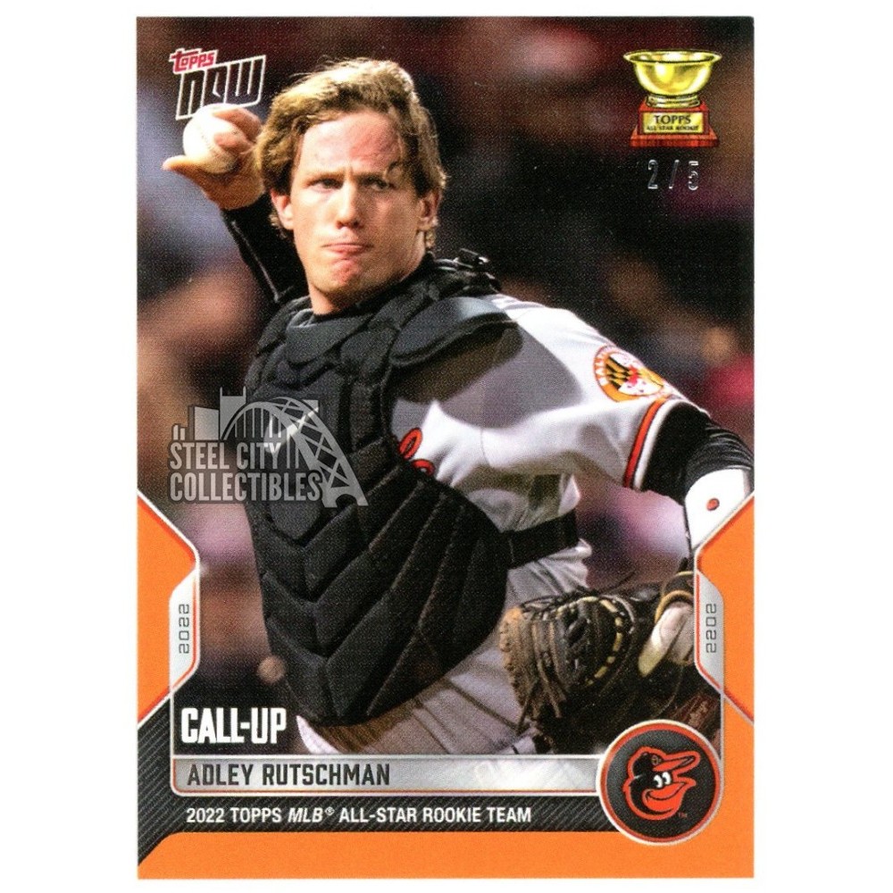 Adley Rutschman 2022 Topps Now All Star Rookie Team Orange Card RC1 2