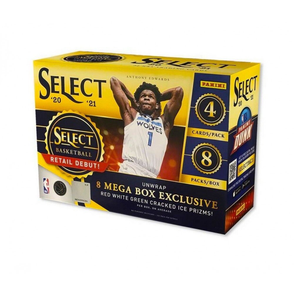 202021 Panini Select Basketball Mega Box (Red, White, Green Cracked