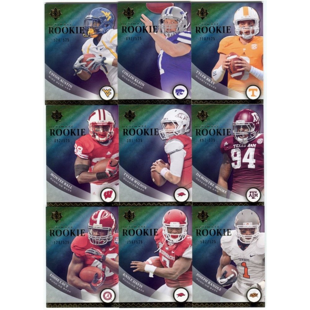 2013 Upper Deck Football Ultimate Rookie 60Card Insert Set Steel